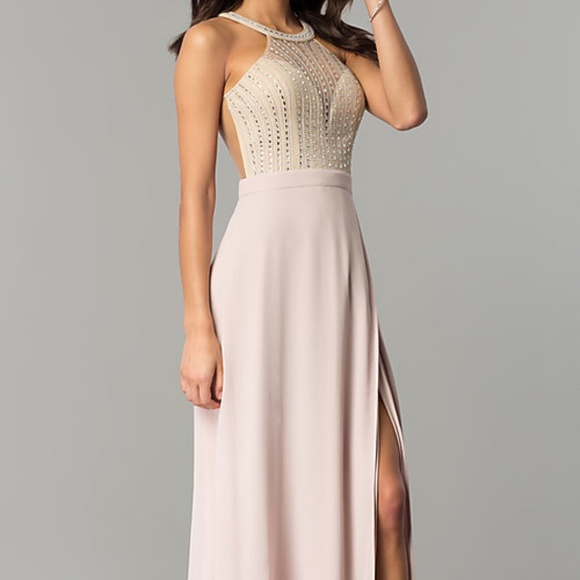 PromGirl Dresses & Skirts - Long Dusty Blush Pink Prom Dress by PromGirl